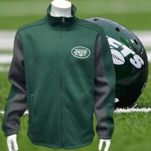 New York Jets NFL Team GIII Apparel Fleece Lined Embroidered Full Zip Jacket LG